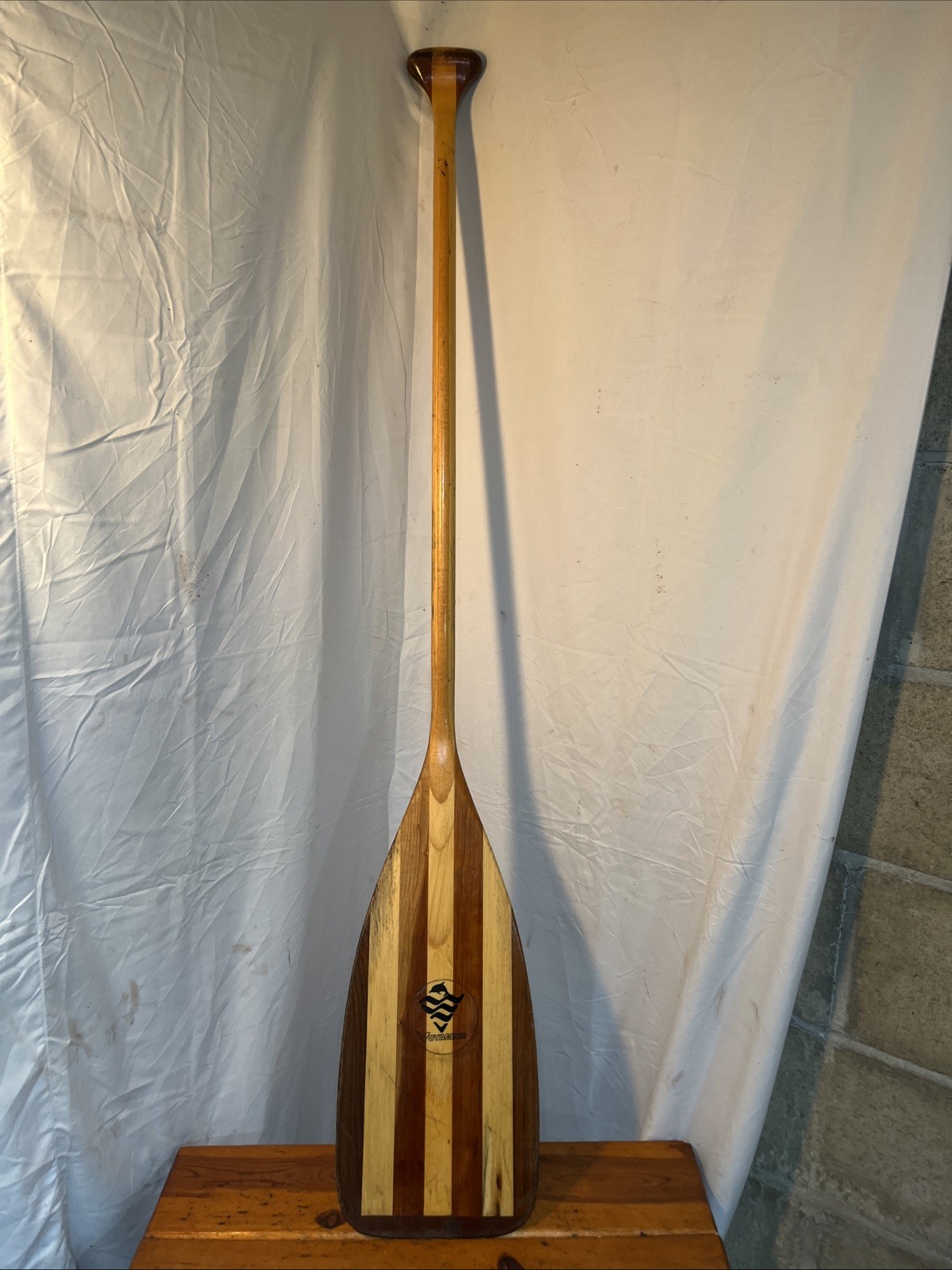 52” Voyageur Wood Canoe Paddle — Made In Canada — Good Condition Well Made