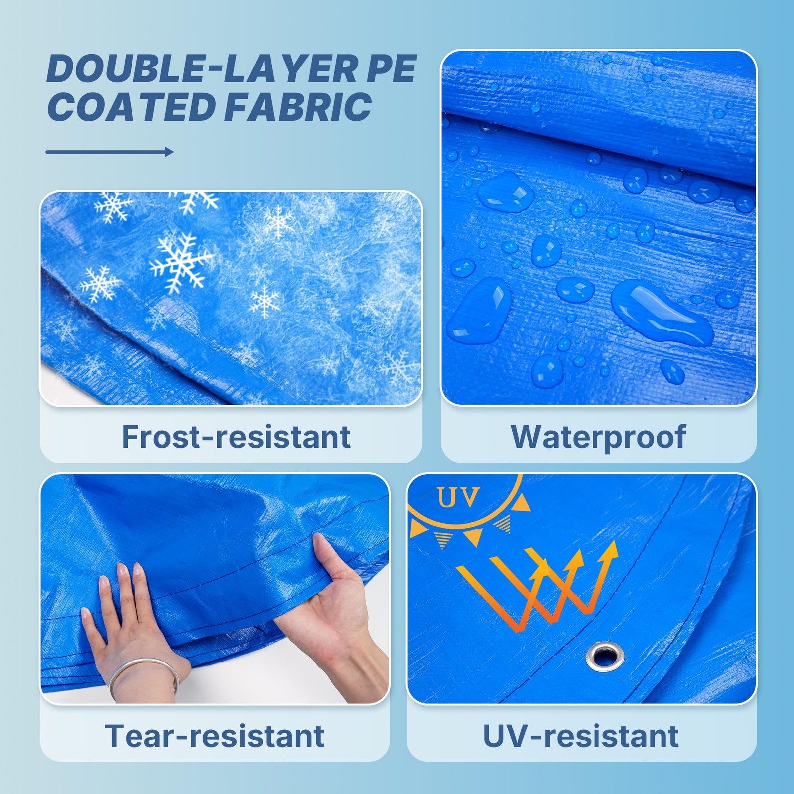 18′ Round Pool Cover for Above Ground Pools – Winter Above Ground Pool Cover …
