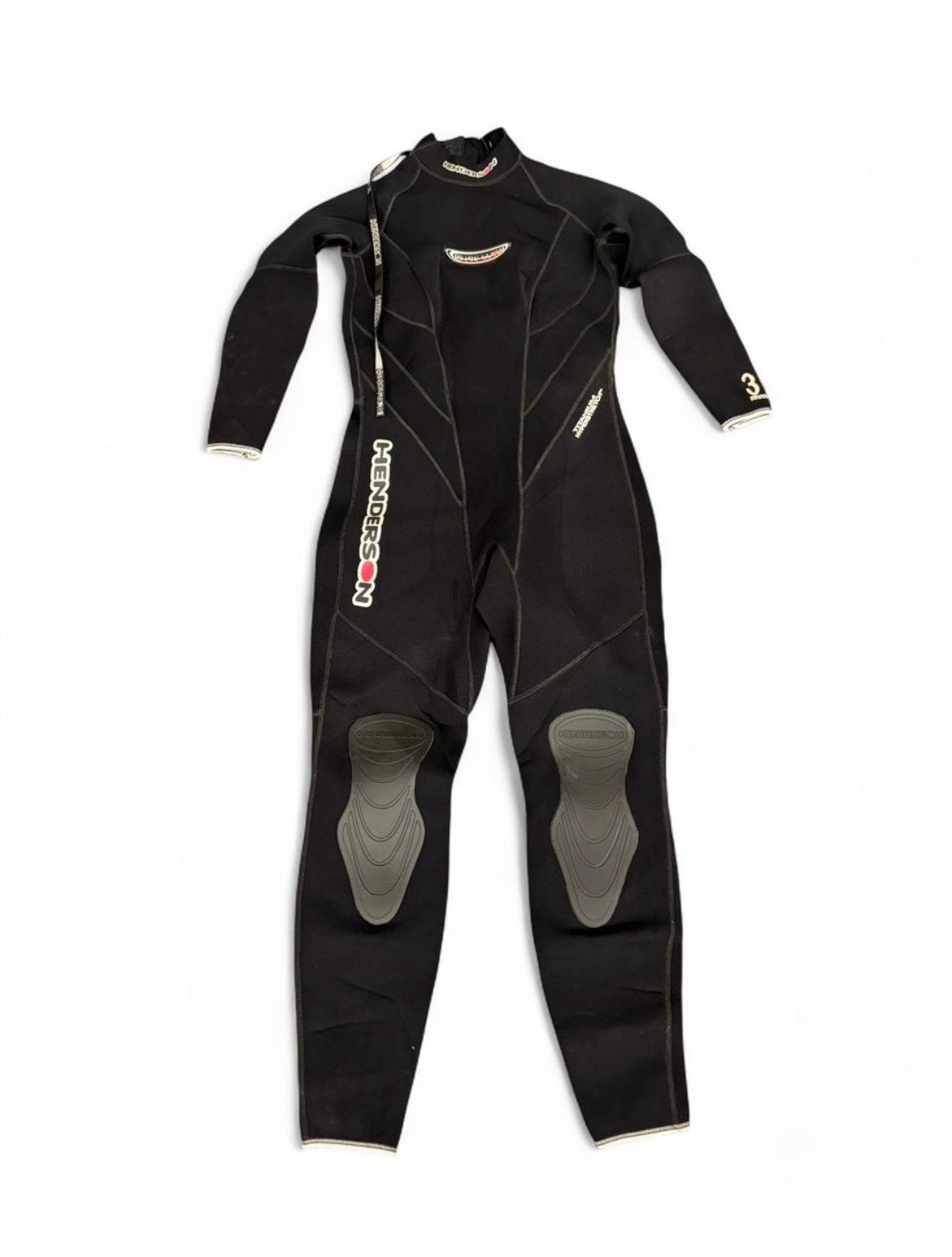 Vintage Henderson diving Wet suit Black Sz 12 Water Sports Deep Dive Surf