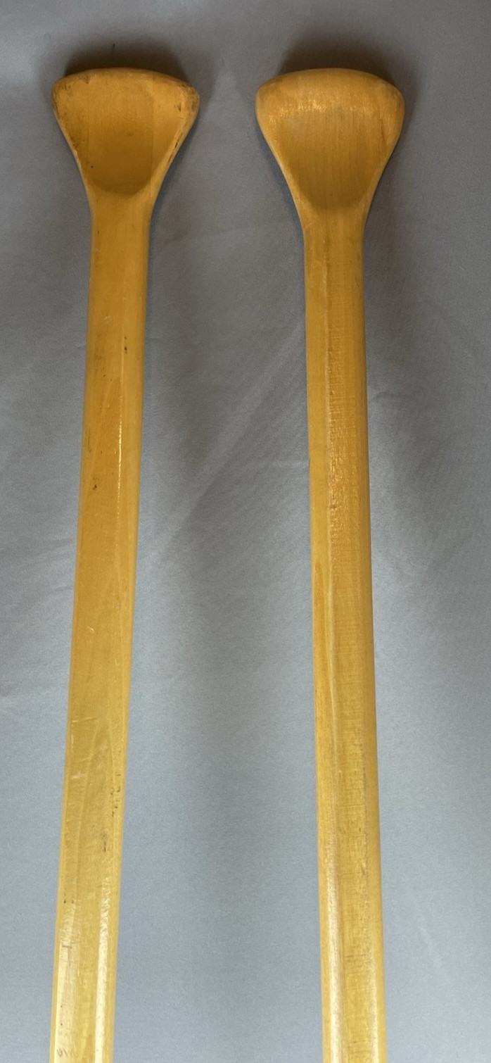2 FEATHER BRAND 4 Foot 47″ Paddles Caviness Woodworking Co Made In USA