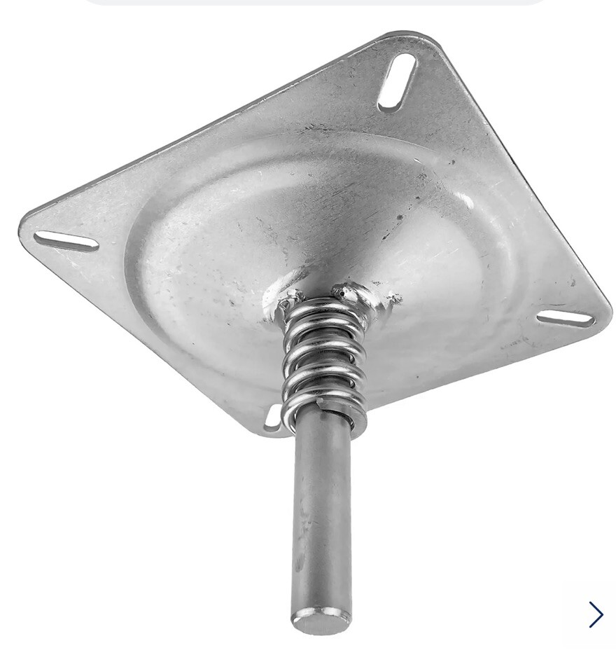 T H Marine 7” Boat Marine Seat Mount Plated Steel 360° Radius