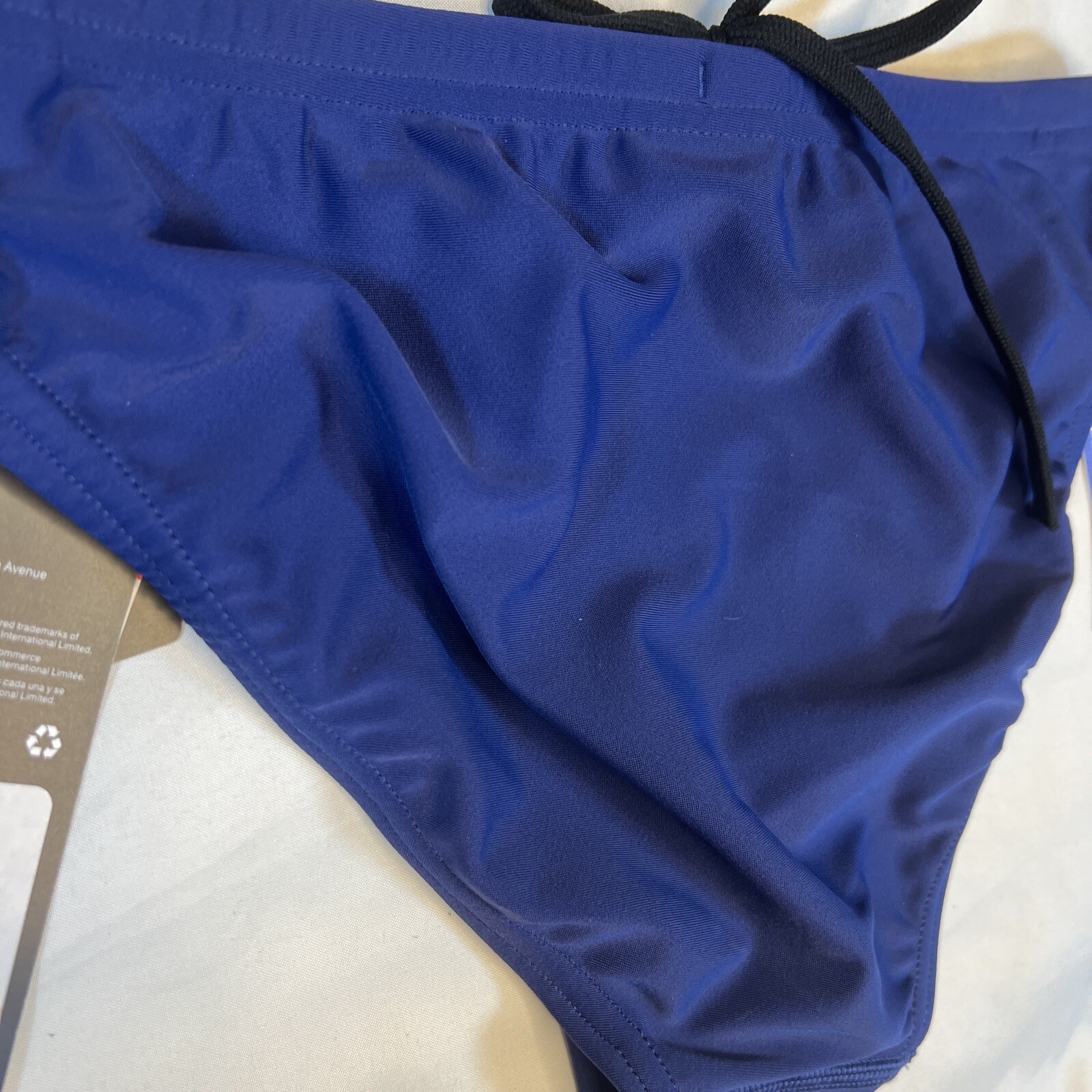 Men’s Speedo Bikini Swim Brief, Eco, Peacoat, Size 28