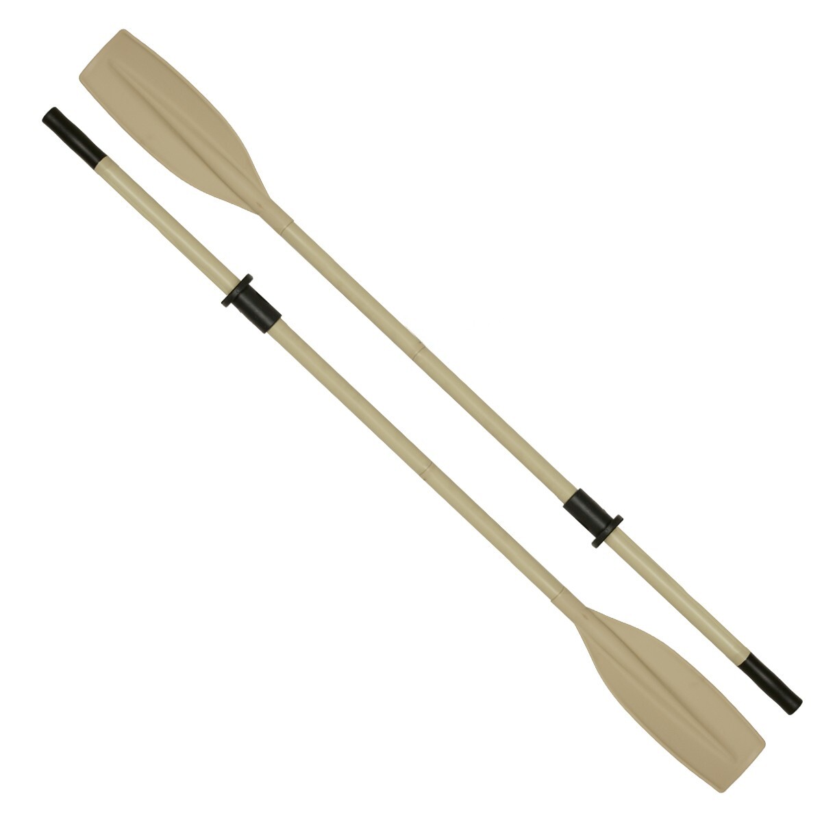 Heavy Duty Aluminum Oars Detachable with Rubber Oar Sleeve/Stopper -Length 8′