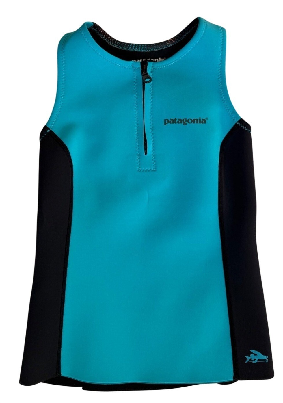 Patagonia Women’s Size 10 Teal R1 Yulex Neoprene Vest Half Zip Surf Paddleboard