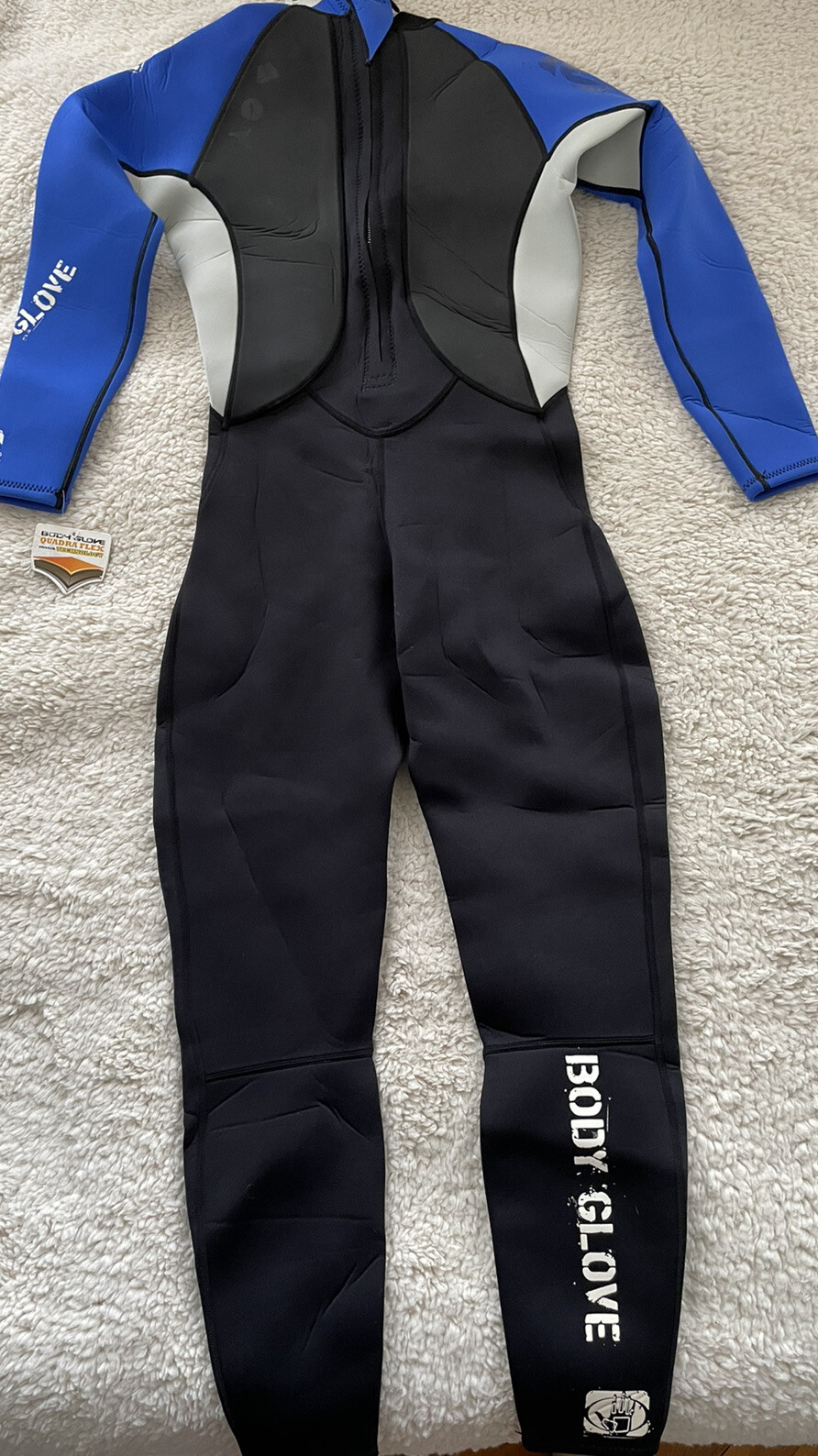 BODY GLOVE PRO 3 3/2mm Black/Gray/Blue Full Suit Men’s Size M NWT $ 99.00