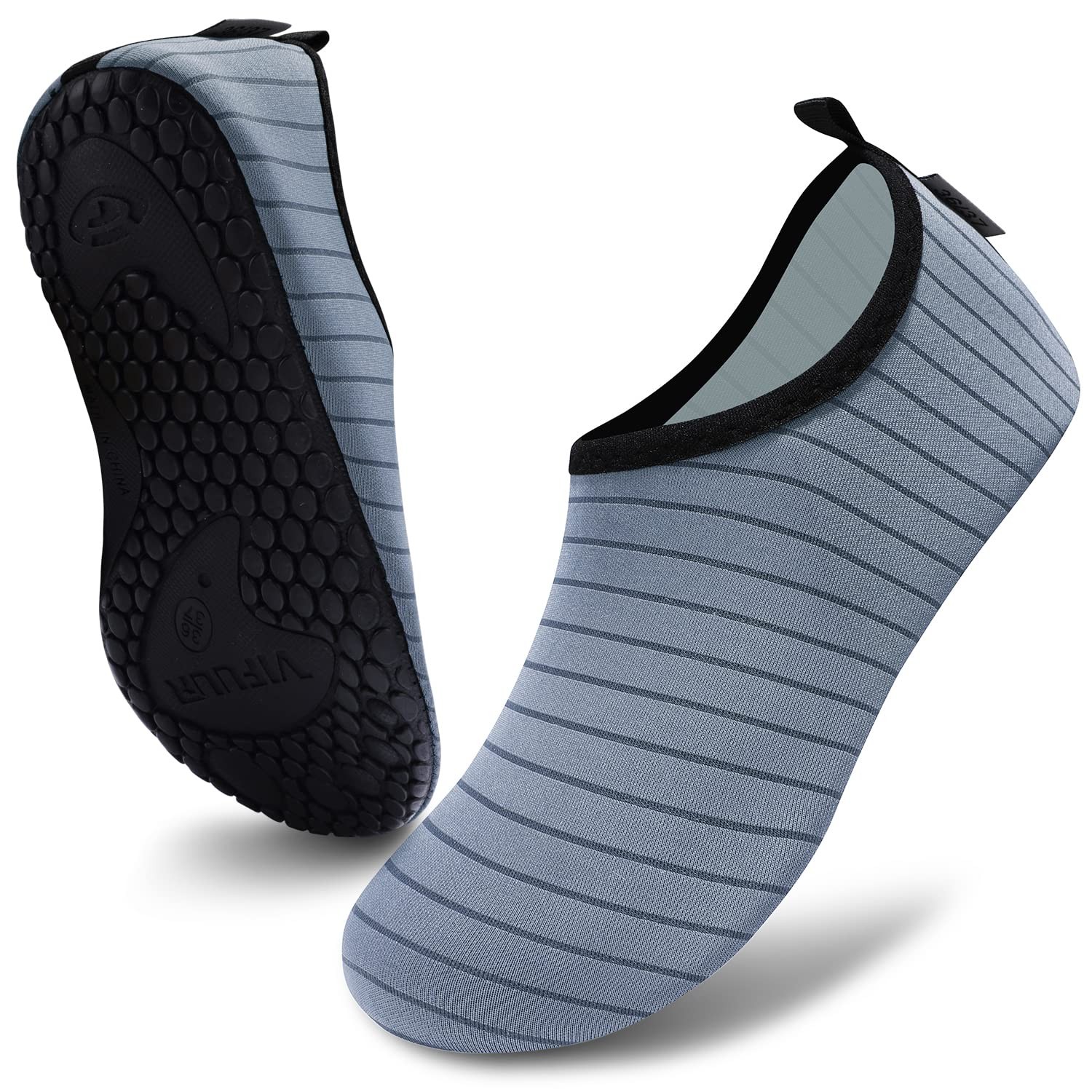 VIFUUR Water Sports Unisex Shoes Grey – 7.5-8.5 W Women/6-7 Men,