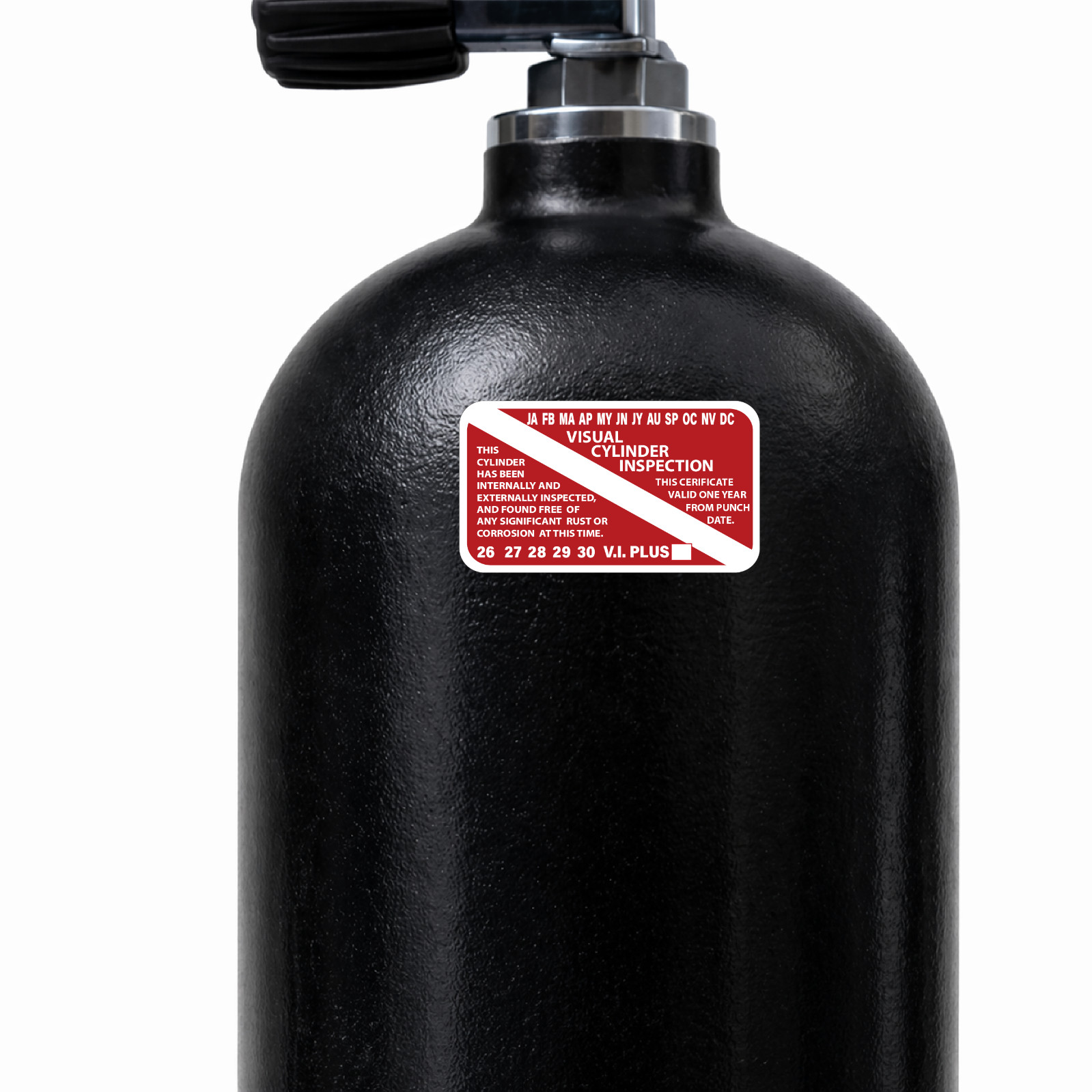 20 Pack of Scuba Tank Visual Inspection Stickers Years 2023-2029 1.75″ x 3″ p962