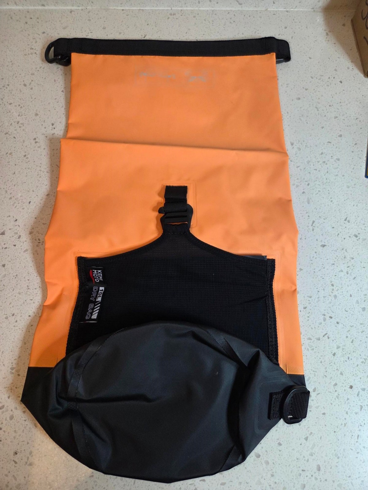 KEMIMOTO Waterproof Dry Bag Dry Sack 10L Orange Rafting Kayak Canoe Snowboarding