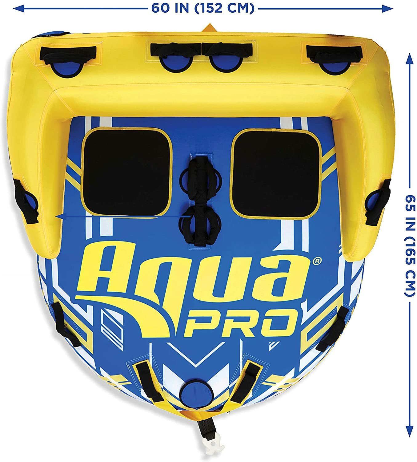 New in Box Aqua Leisure Aqua Pro 65″ Two Rider Towable with Backrest Deck Tube