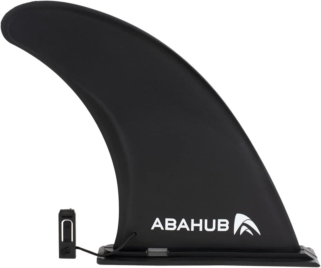 Abahub 9/10” SUP Single Center Fin with 1 Fin Screw, Fiberglass Reinforeced 9/1
