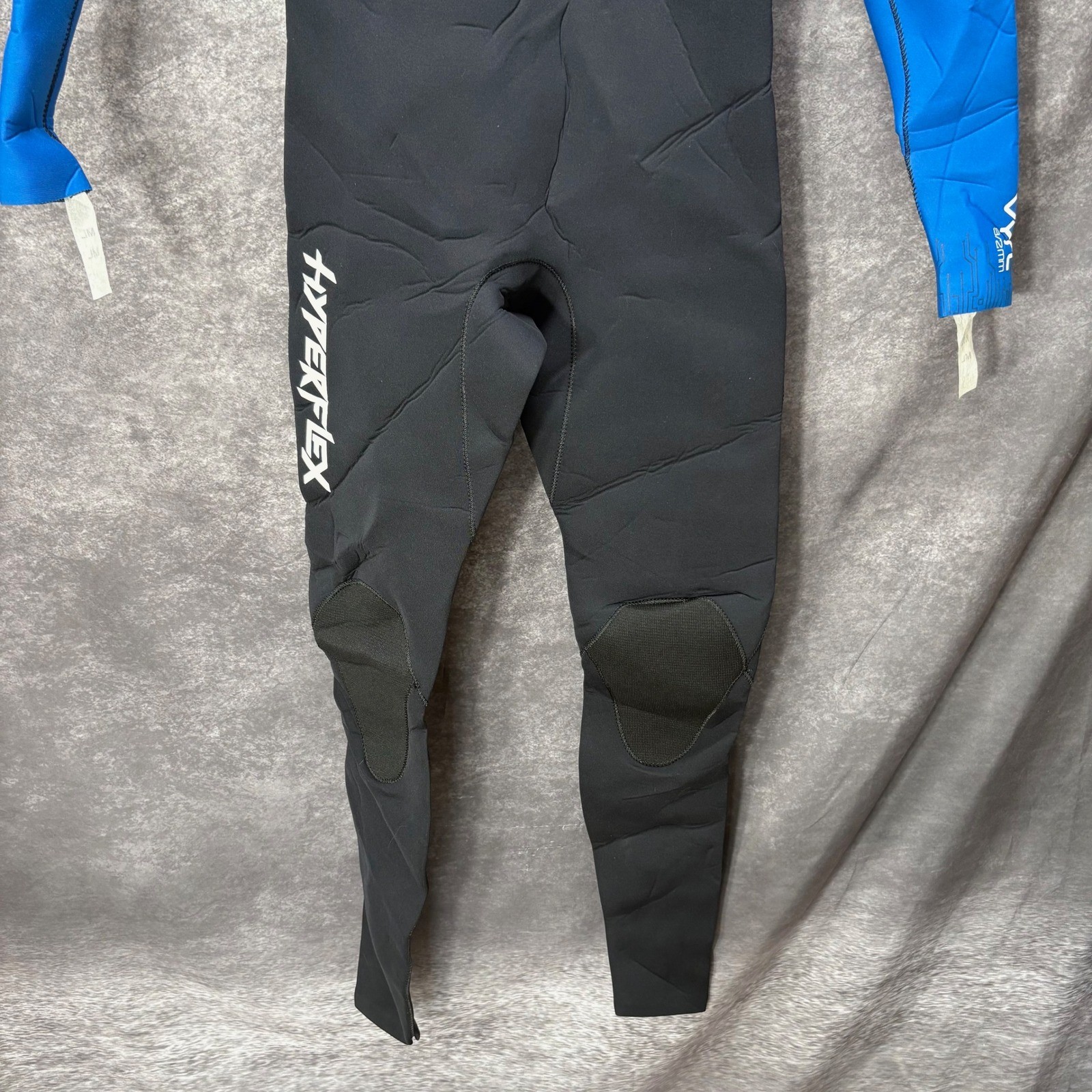 Hyperflex VYRL 3/2mm Chest Zip Full Wetsuit Mens M Long Blue Black New With Tags
