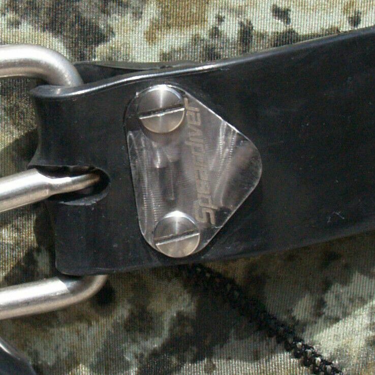 2 inch Stainless Steel Buckle KIT for spearfishing rubber weight belt 2″