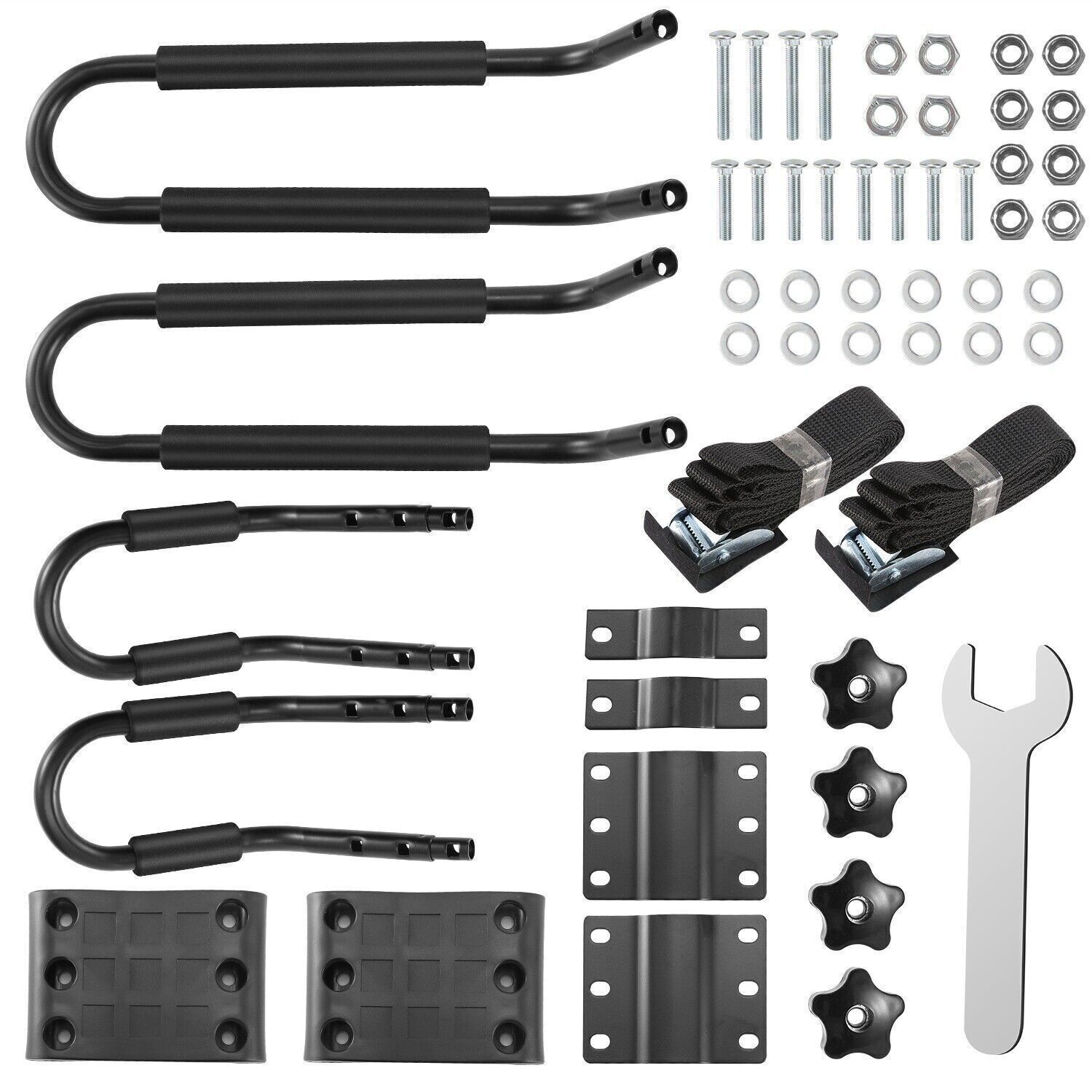 Universal Kayak Carrier 220LBS Load Heavy Duty Boat Car Roof Mount J-Bar Rack