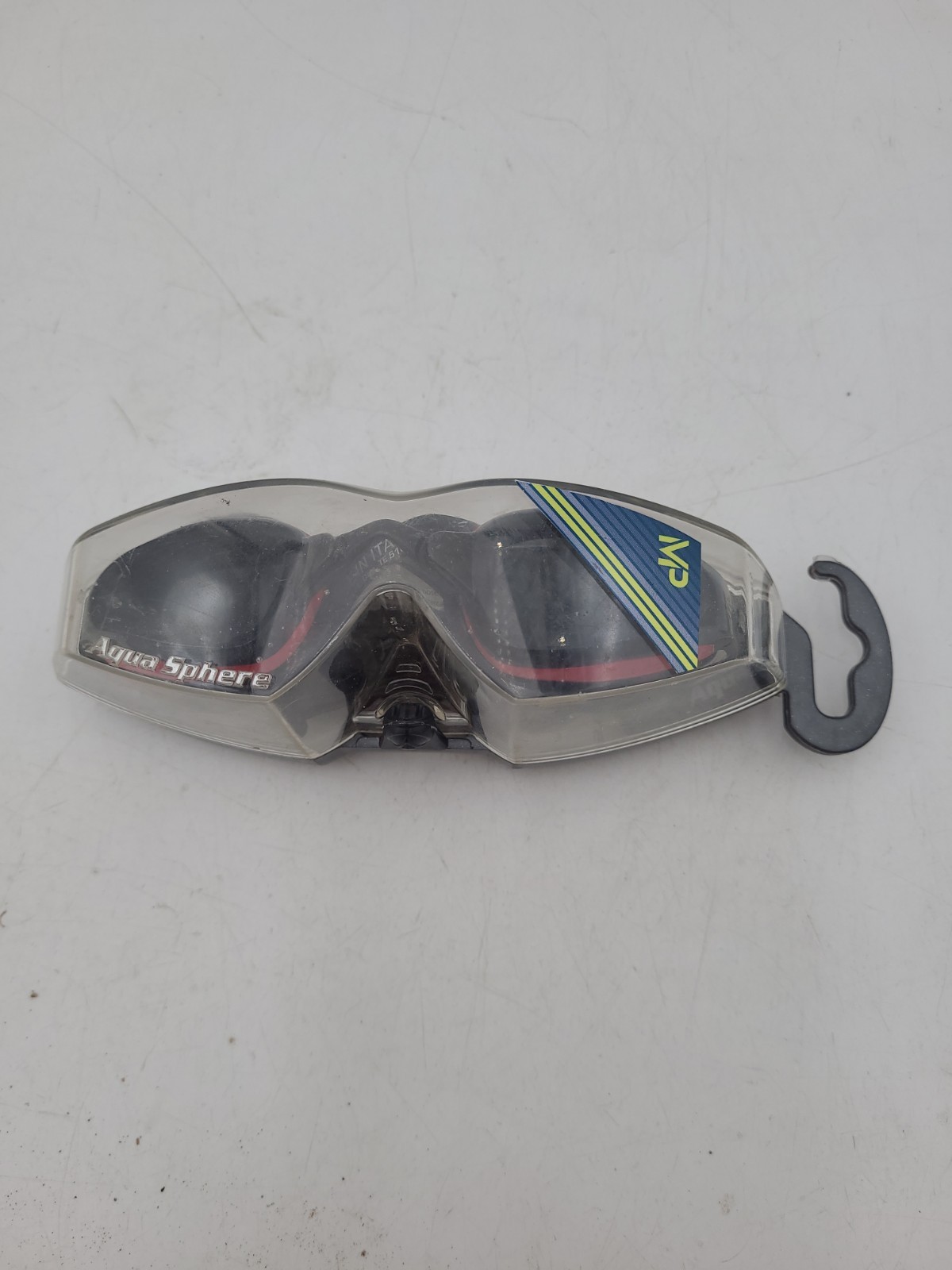 AQUA SPHERE MICHEAL PHELPS K180 SWIM GOGGLE ADULT BLACK/SILVER SMOKE LENSES