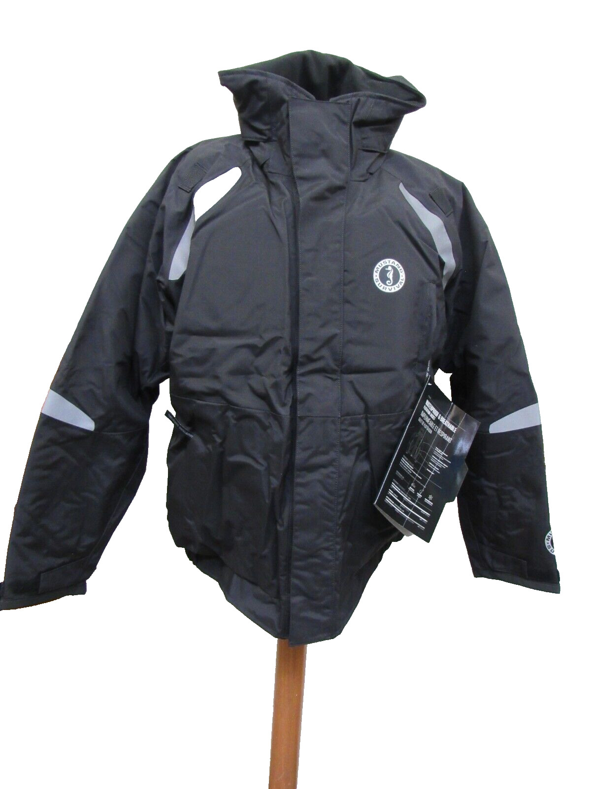 Mustang Survival MJ5246 Catalyst Flotation Jacket Coat XXLARGE (2X) Black NWT