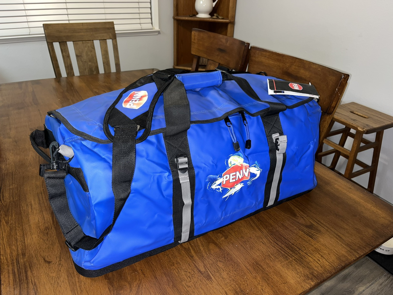 Penn XL Boat Fishing Tackle Bag Blue PND001DI-BLU 28.1”, Brand New w/ Tags