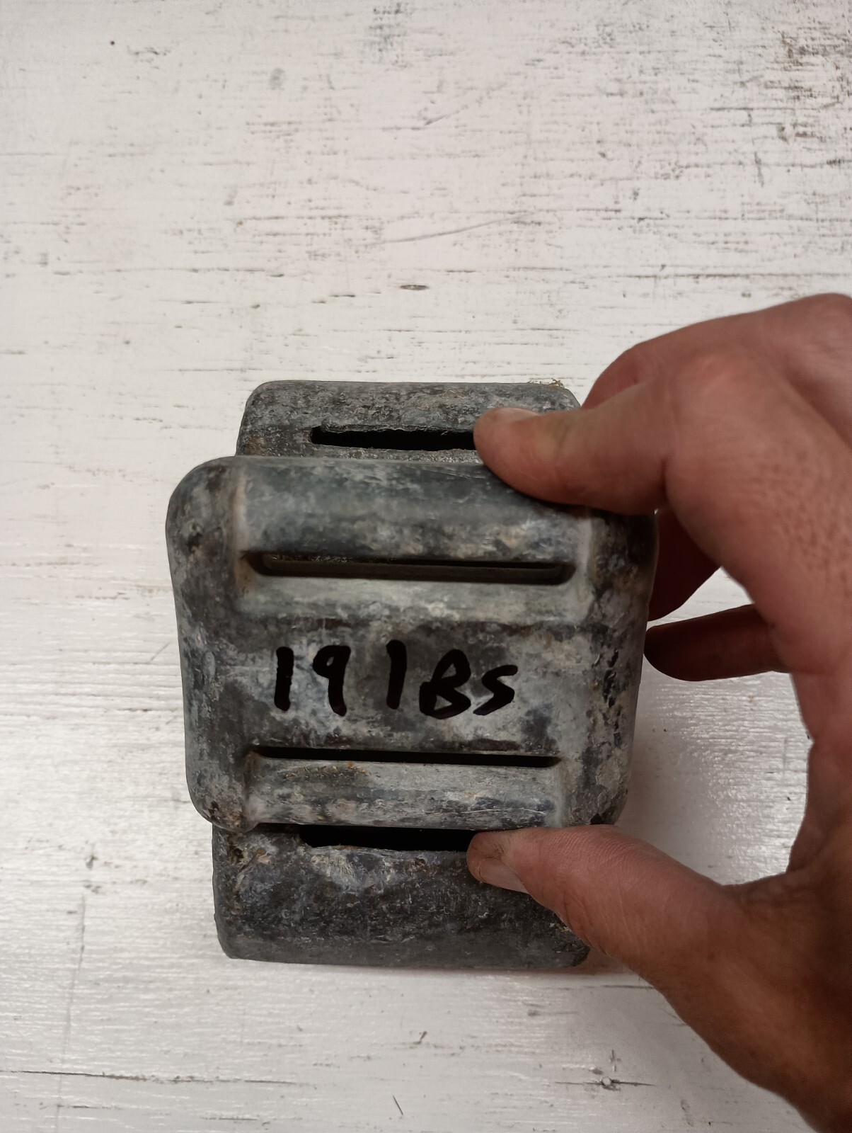 Lead dive weights 3 pcs / 20 pounds guaranteed accurate weight 9, 8, 3 lb used