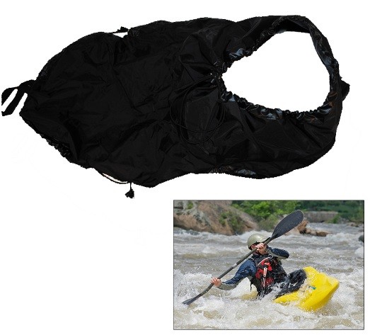 Attwood Marine Black 210 Denier Nylon Spray Skirt Universal fit up to 40L x 22W