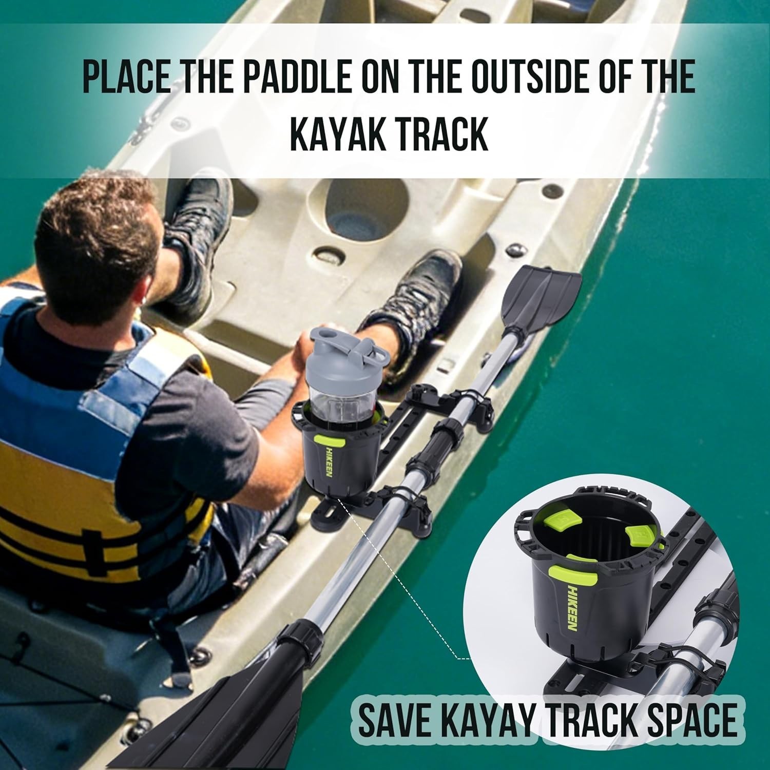 Kayak Paddle Holder, Fishing Net Fishing Rod Holder, Track Mount Accessories …