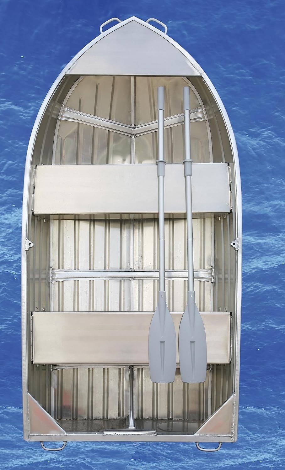Heavy Duty Pair of Oars 78″ Long with Oar Locks, Split Shaft.