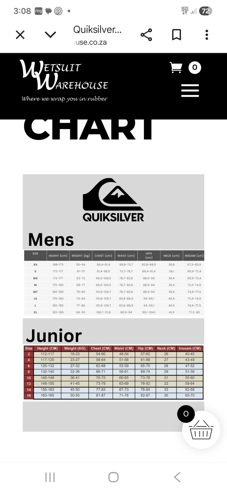 Quiksilver Syncro Shorty Wetsuit Black Gray – Mens LS / 26