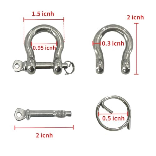 XIALUO Marine Mushroom Anchor Kit 5 lb Blue PE Coated Kayak Anchor Accessories