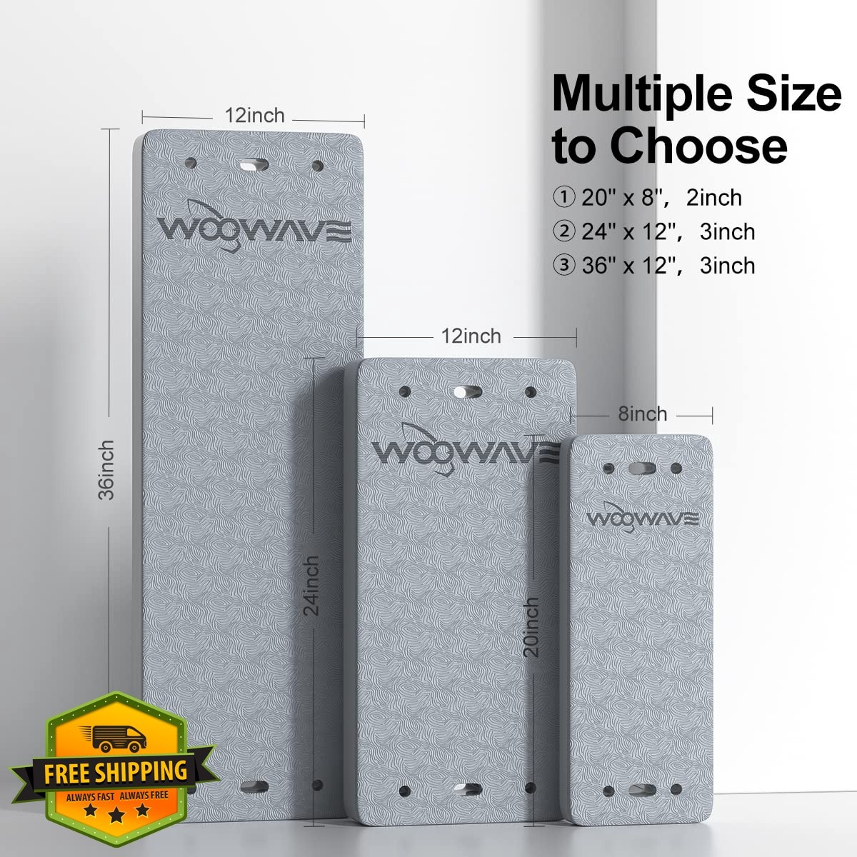 WOOWAVE 24″ Gray Boat Fender