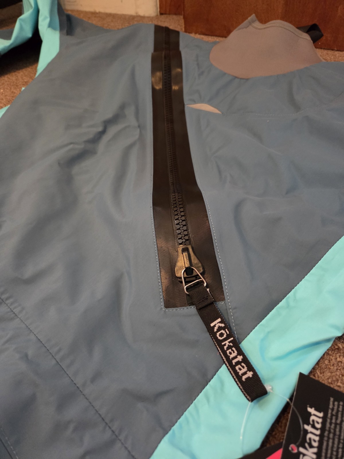 Kokotat Hydrus 3.0 Swift Entry Dry Suit – Men’s MED – Storm Blue – NEW !!!