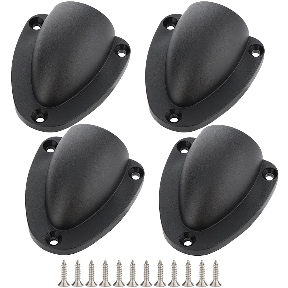 4 Pcs Nylon 2-1/2 Marine Wire Cable Vent Cover, Clamshell Vent for Boat, Smoo…