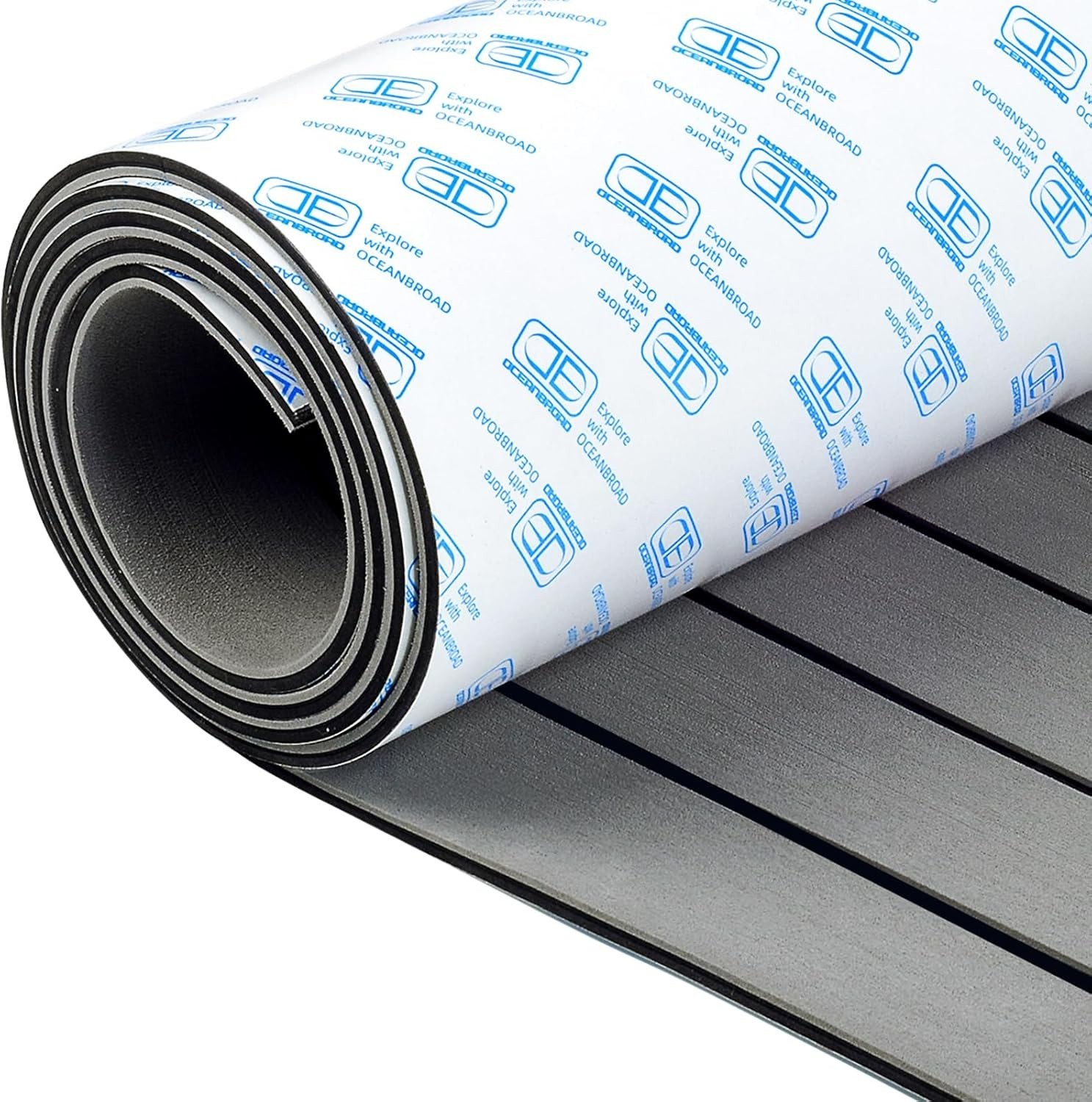 Boat Flooring EVA Foam Self-Adhesive 96”X45.6”/36”/28.8”/16.8”