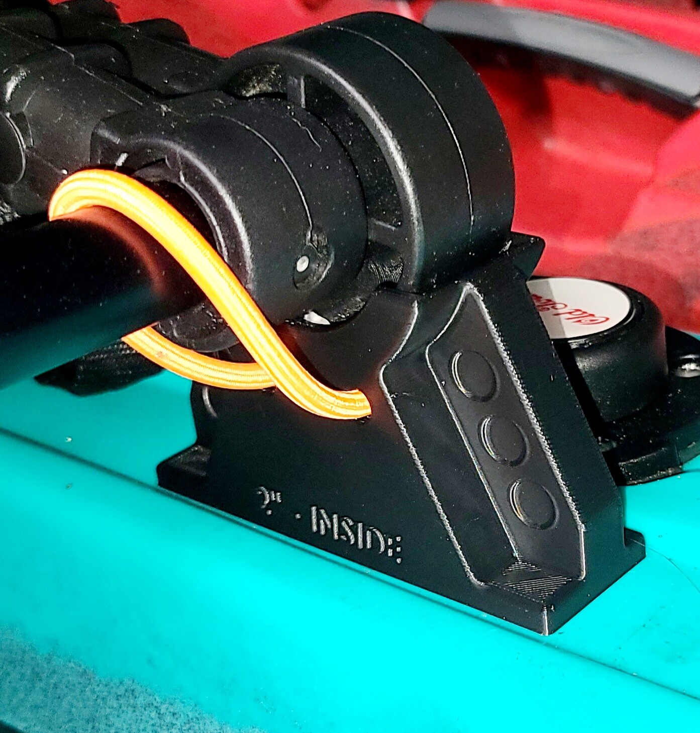 YAK Hobby 2″ Orange “BG” Seat Risers for Old Town Sportsman Salty PDL Kayaks