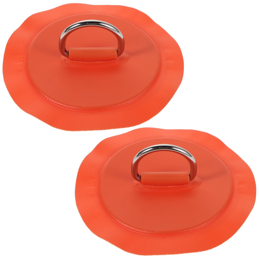 2 Pcs Kayak Buckle Inflatable Accessories Boat D Ring Boats Rings Patch
