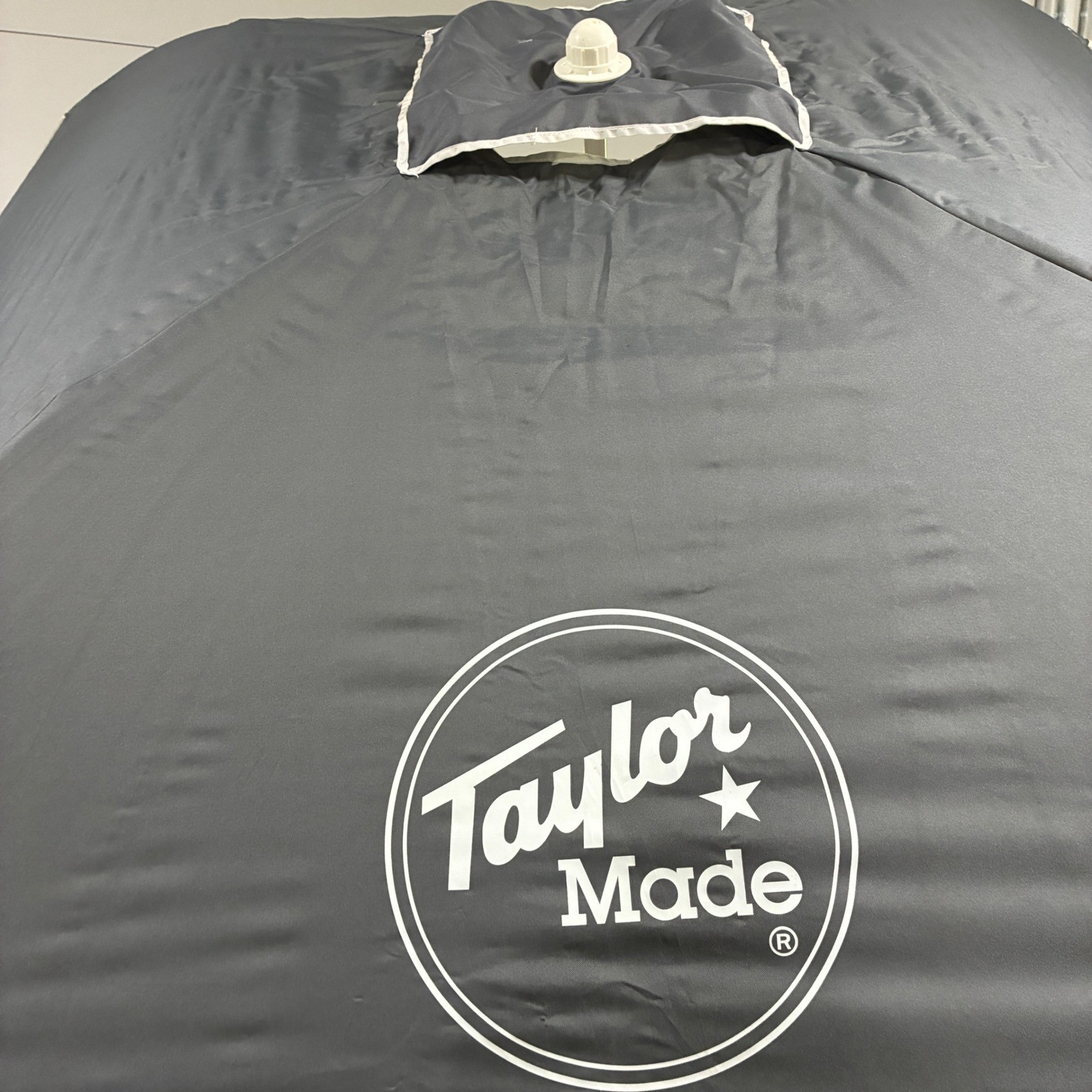 Taylor Made Boat Umbrella Large Grey Marine Sun Shade with Tilt and Case