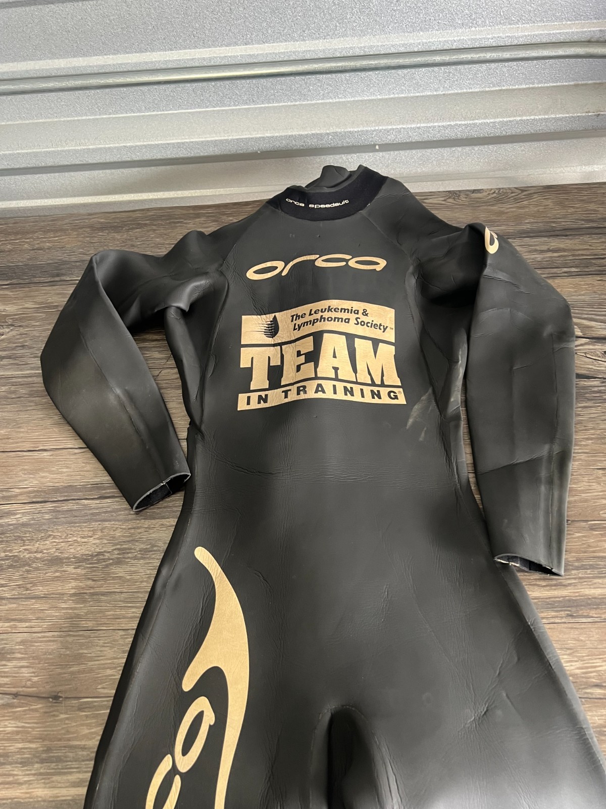 Orca Speedsuit 6.5 Wetsuit Womens Black Team In Training Full Body Triathlon