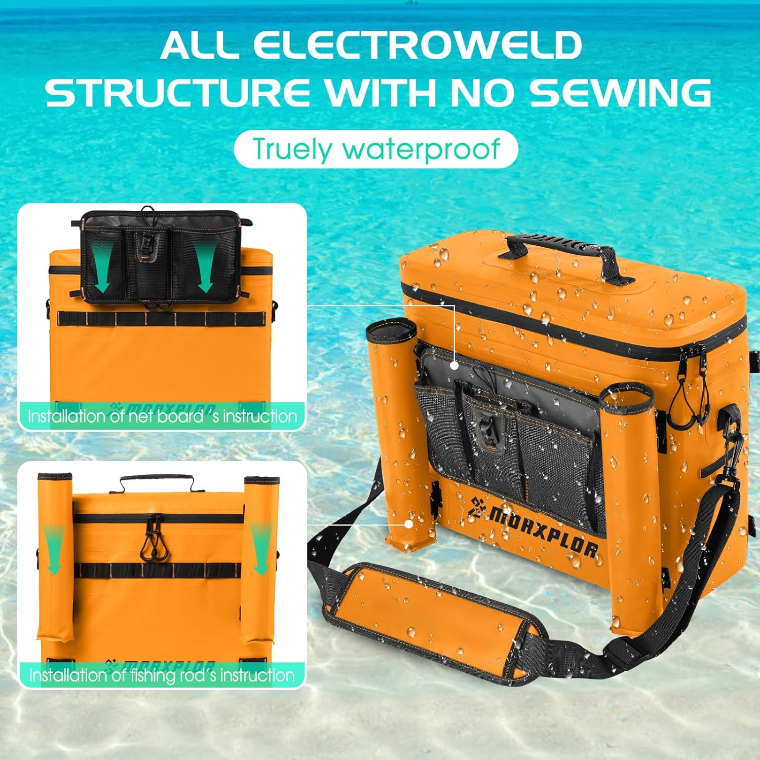 Kayak Cooler,Waterproof Kayak Seat Back Cooler for Kayaking,Kayak Accessories Co