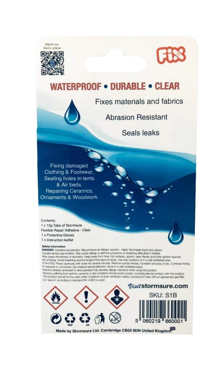 Stormsure Flexible Repair Glue Waterproof Adhesive for Wetsuits Inflatables Gear