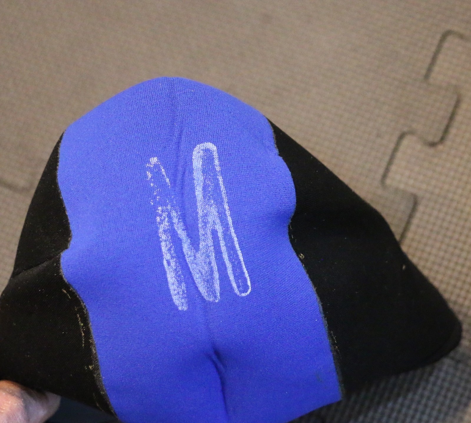 Slippery When Wet neoprene waterski, diving cap black M
