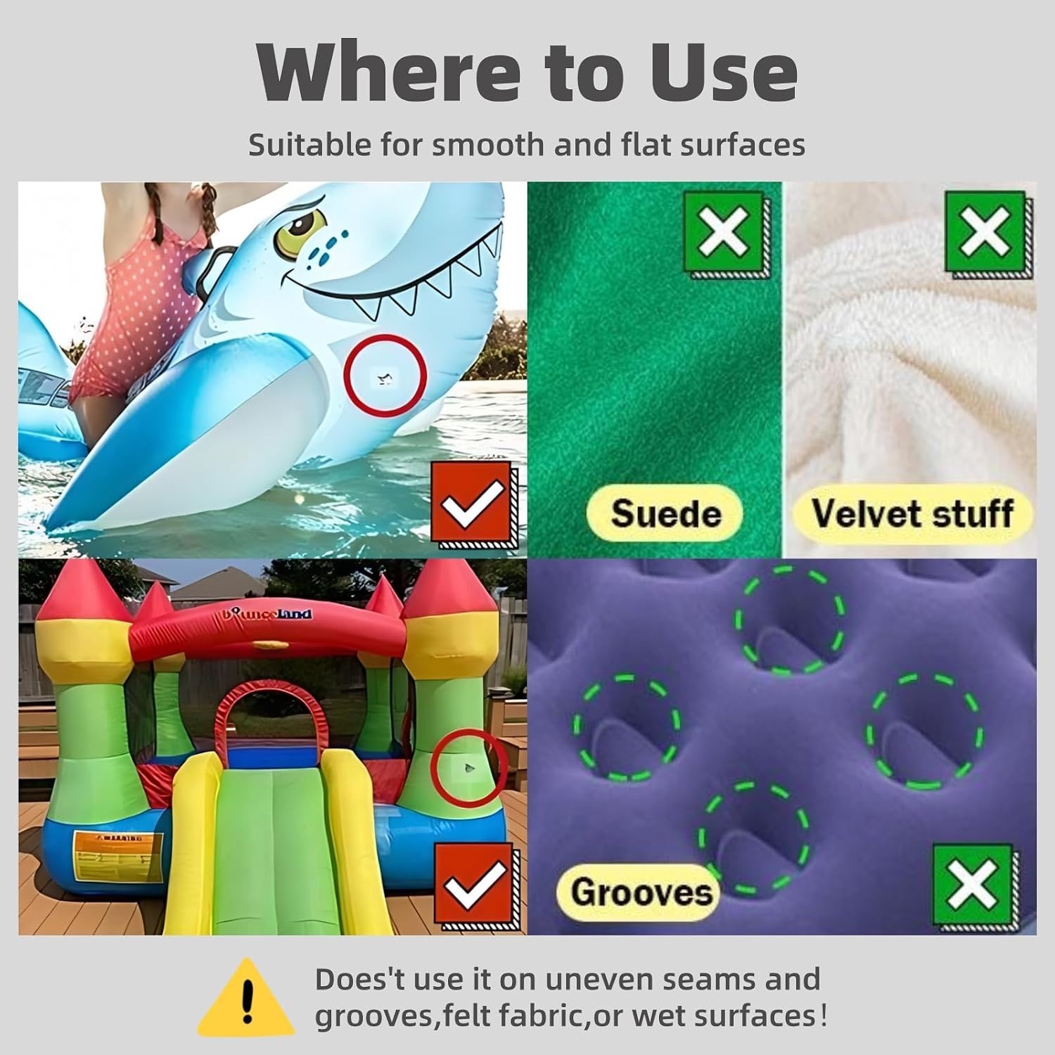 Versatile 4×4 Inch TPU Waterproof Patches – Easy DIY Inflatable Repair Kit