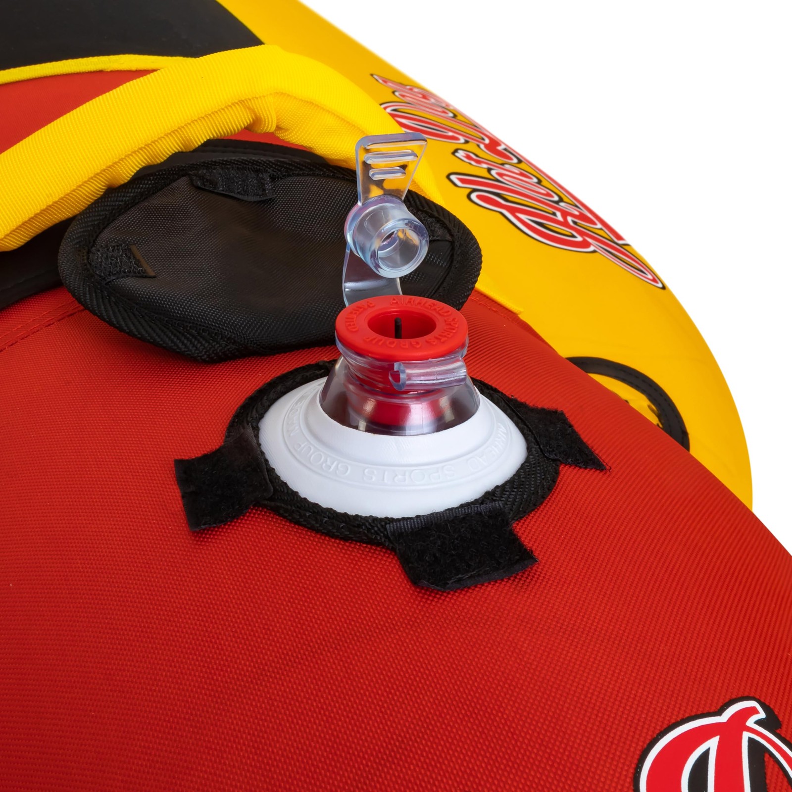 Airhead Hot Dog Towable Tube for Boating, 5 Rider Inflatable Boat Tube