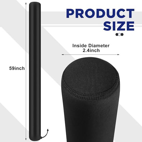 59 Inch Boat Trailer Guide Pole Cover- Neoprene Boat Trailer Guide Protective