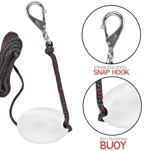 3.5lb, 5lb, 8lb Folding Kayak 8 LBs Anchor 25 Feet Rope 10L Padded Storage Bag