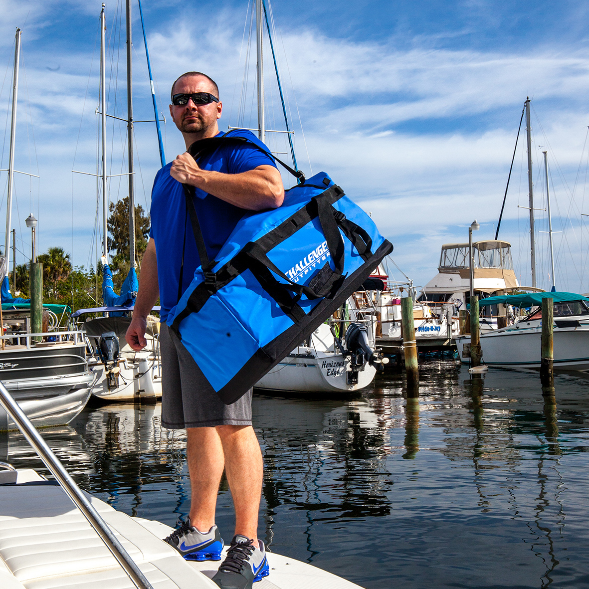 MARINE DUFFEL DRY BAG for boating, camping, Hiking, Kayak, Large Water Resistant
