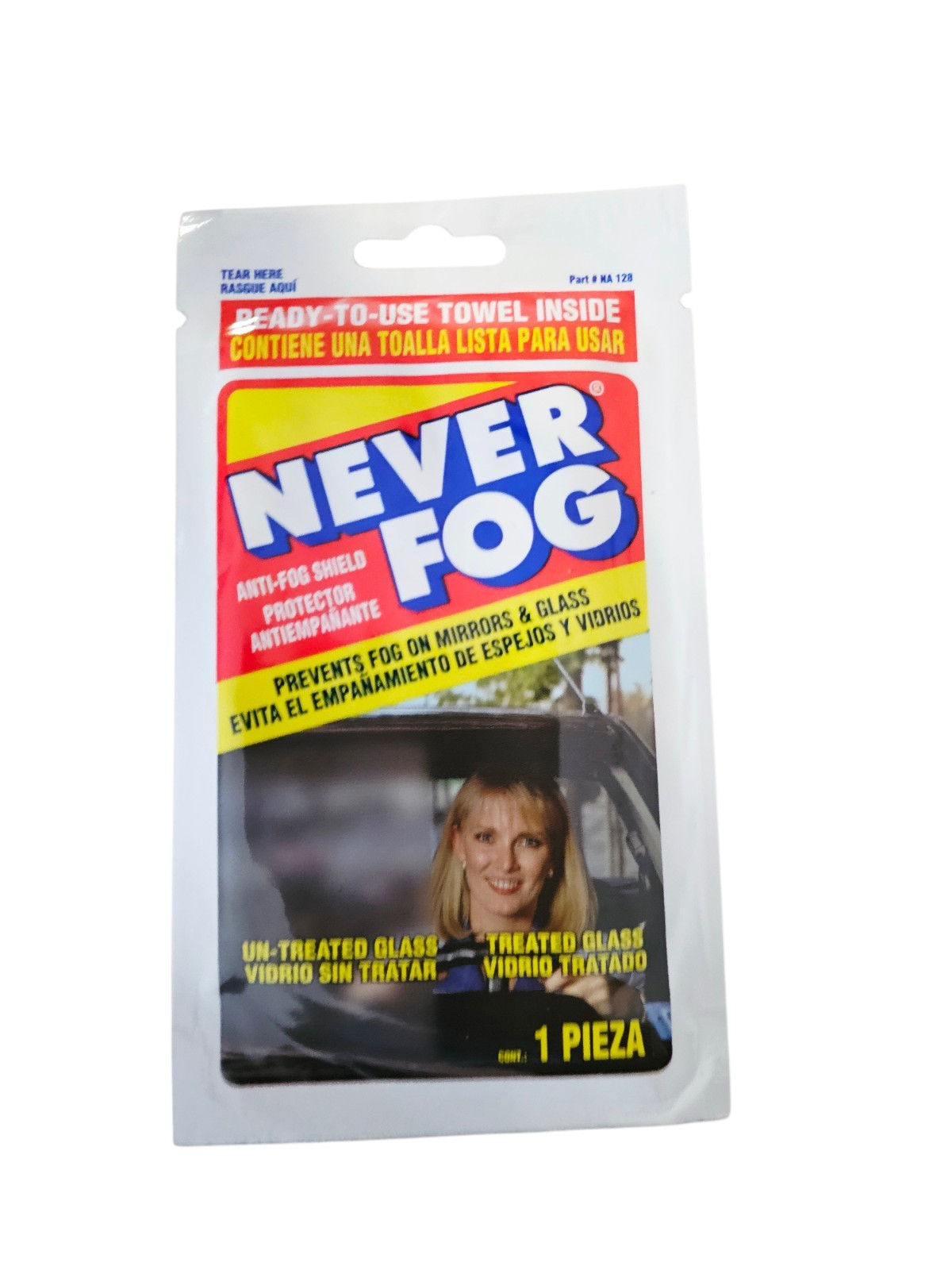 5 Blue Magic Never Fog, Anti-Fog Shield Towel, Prevent Fog on Mirrors & Glass