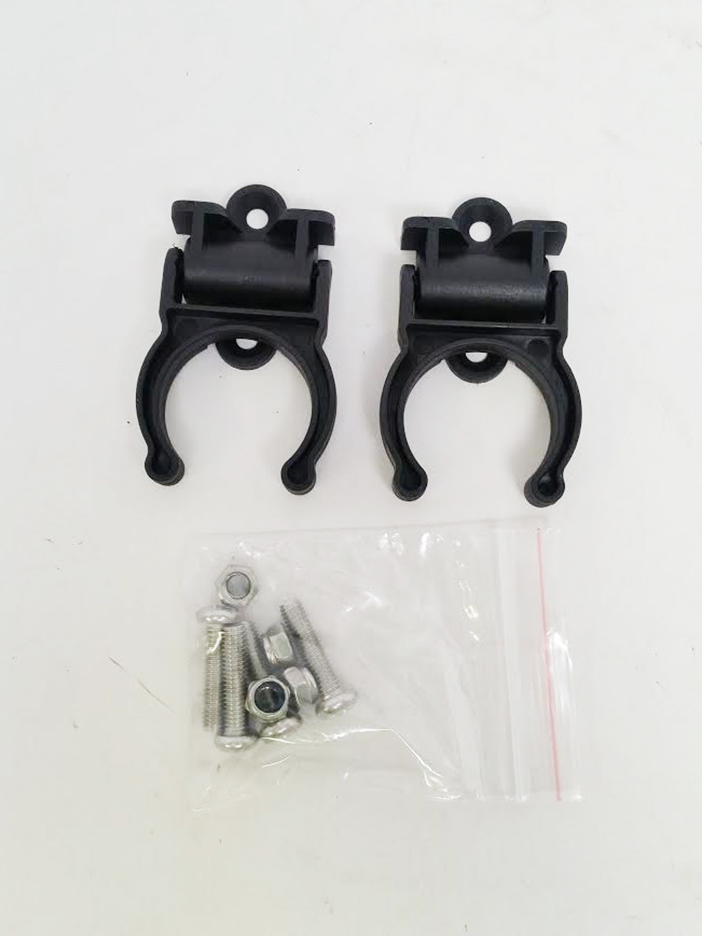 Pactrade Marine Boat Canoe Kayak Pair (2 PCS) Of Black Folding Paddle Clip Kit