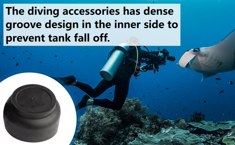 Scuba Tank Boot Diving Tank Boot Cover Upright Storage Protective Base 6.8L