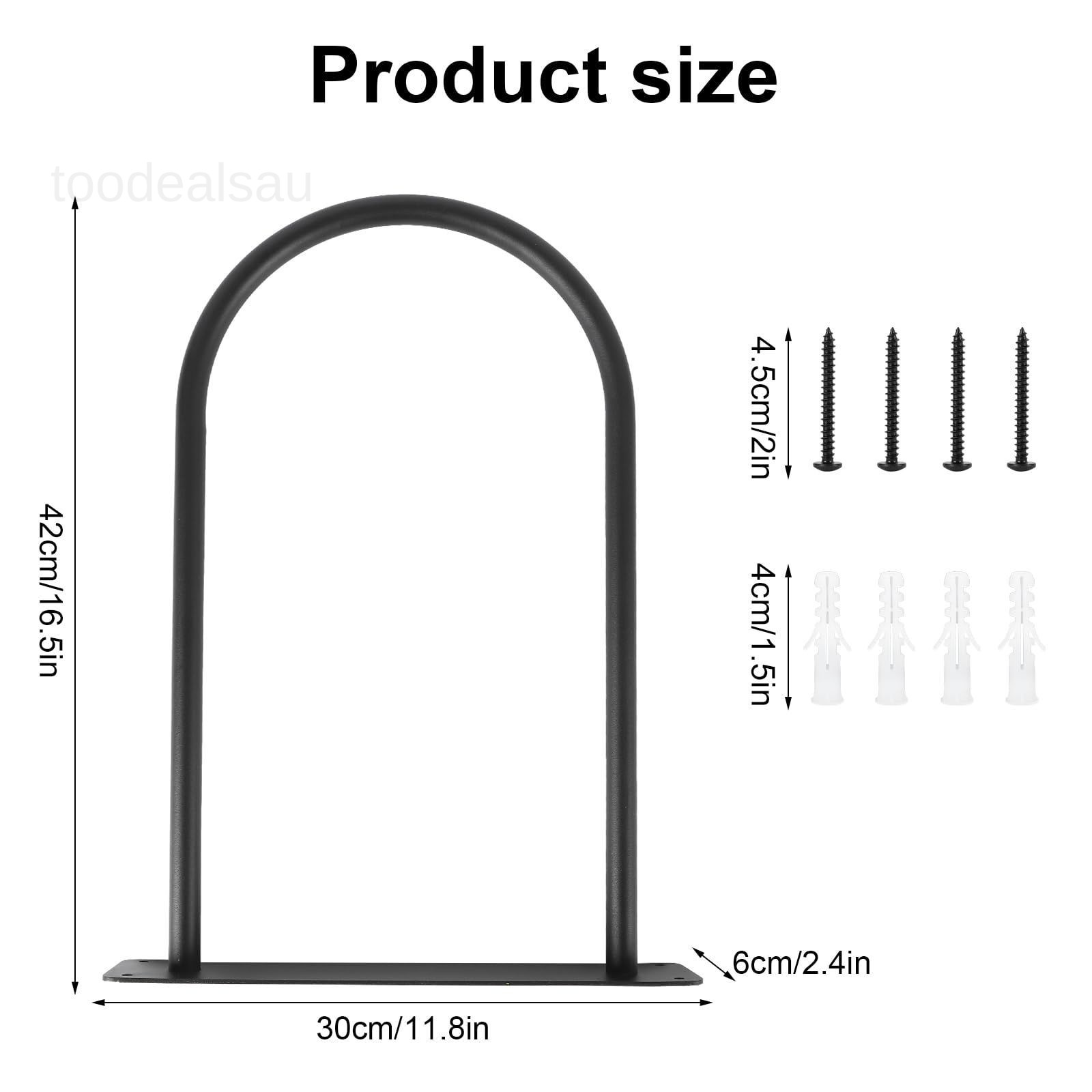 Stability Ball Holder Wall 16.6 x 11.8 x 2.36 inches, Black1-pack