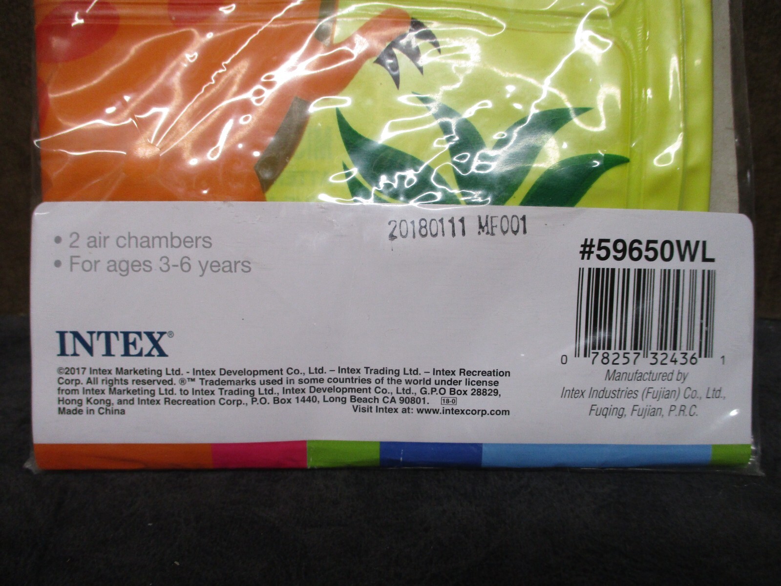Swim Safety Arm Bands Floaties New Intex Inflatable Dinosaur Child Pool 3-6 Yrs