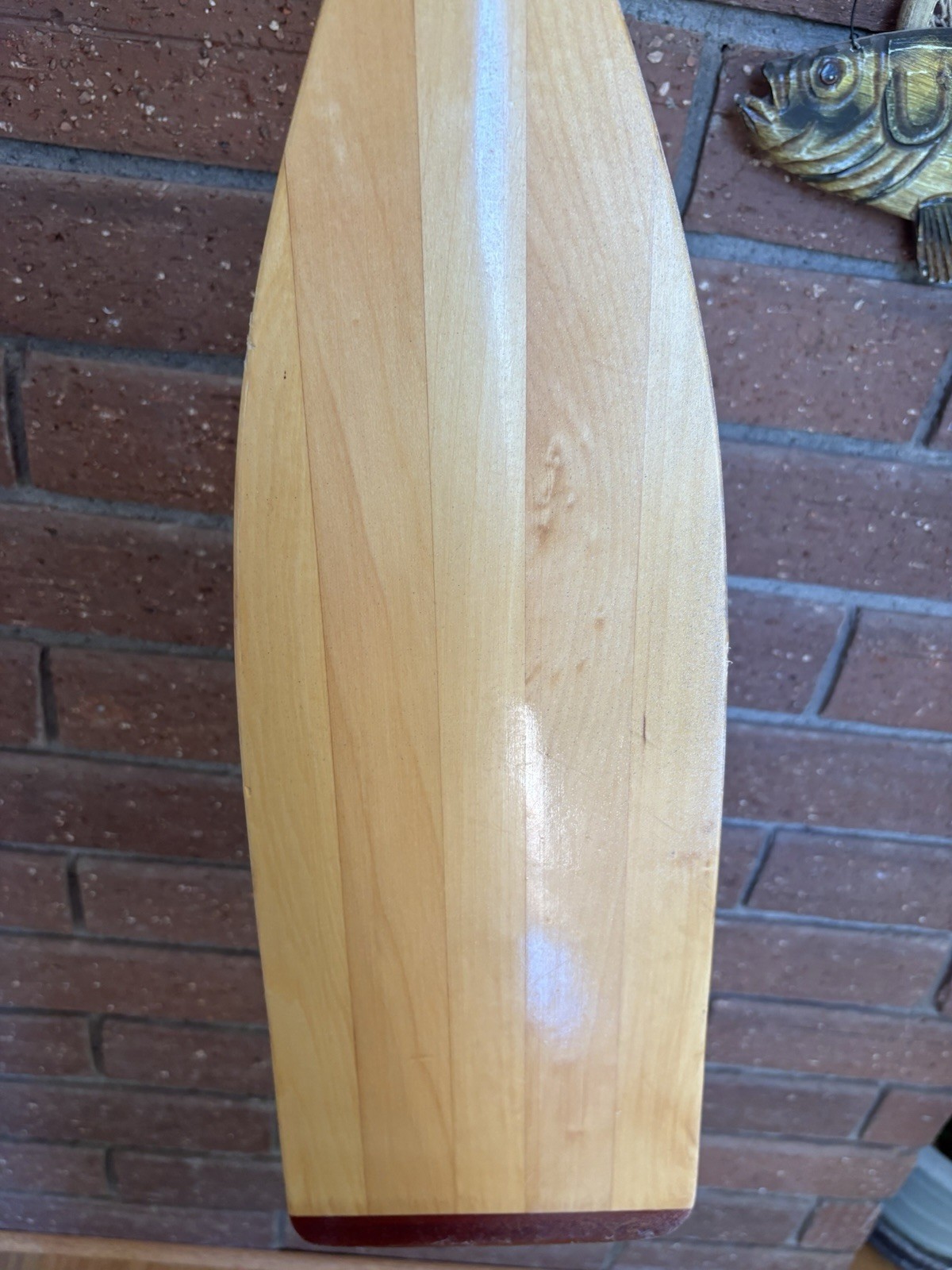 54″ Grey Owl Wood Canoe Paddle Made In Canada Used Very Little VG Condition
