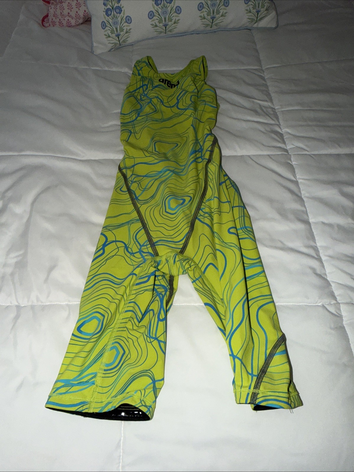 Arena Powerskin ST 2.0 Racing Swimsuit Women’s 26 Sonic Lime FINA Read/Updated
