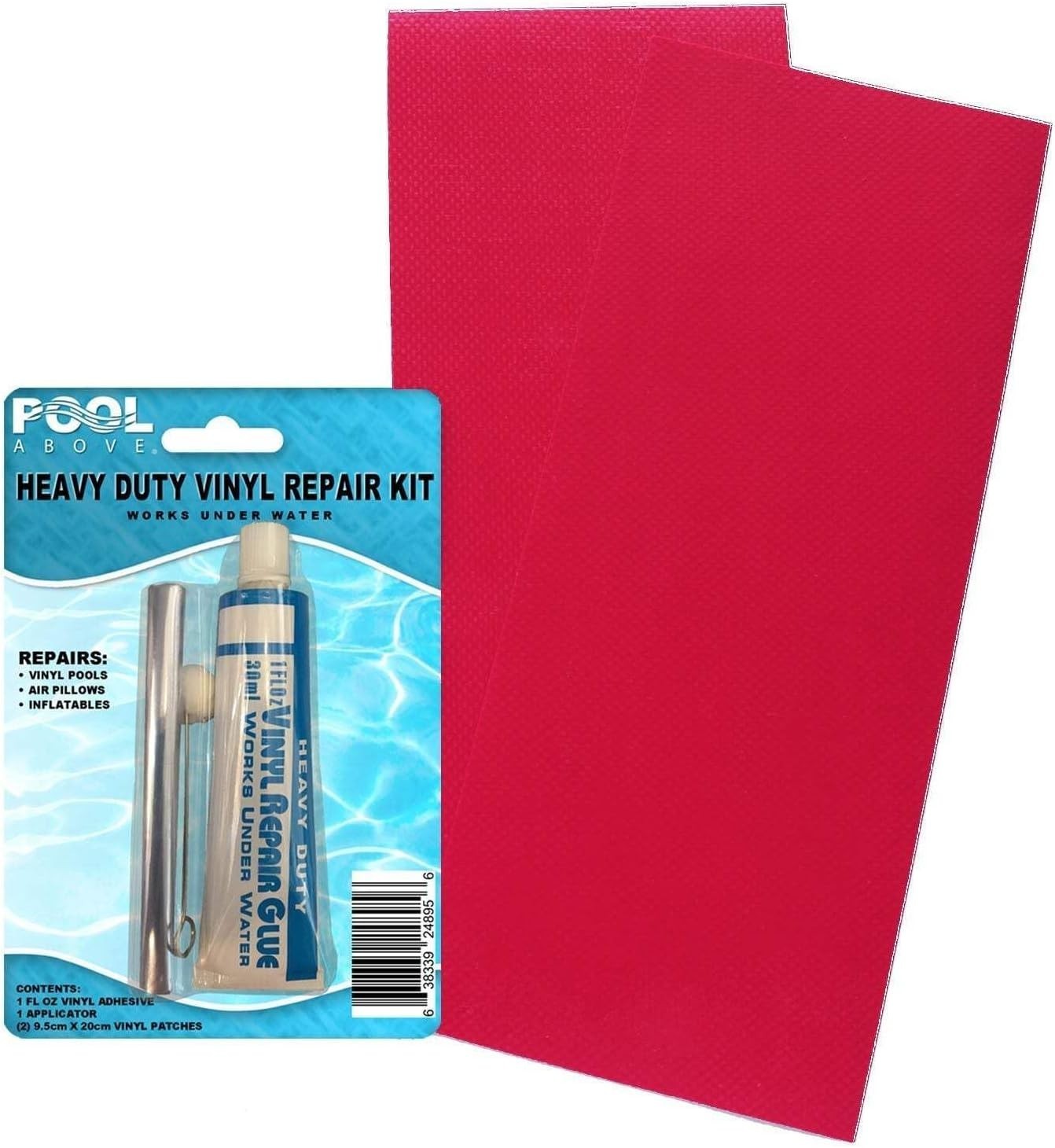 Inflatable Repair Patch Kit – 4″x10″ Heavy Duty Vinyl with Adhesive Applicator